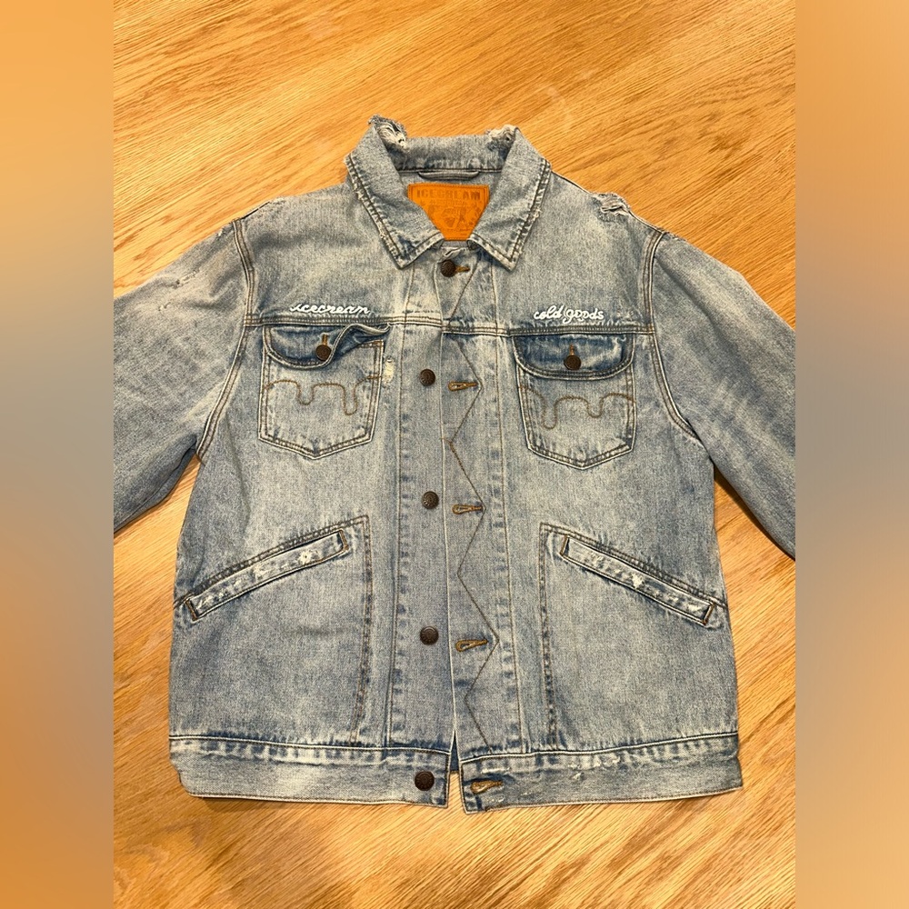 ICECREAM Men’s Running Dog Denim Jacket
